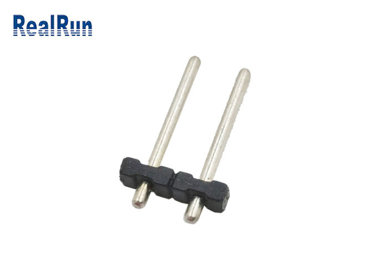 PBT 5.0 밀리미터 핀헤더 라운드 핀 연결기 H2.0 1X2P 헤더 10A 단일 열