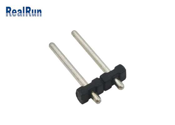 PBT 5.0 밀리미터 핀헤더 라운드 핀 연결기 H2.0 1X2P 헤더 10A 단일 열