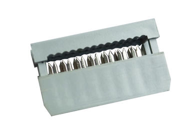 의료 기기 14 핀 IDC 소켓 여성 연결관을 난입하는 철사 2.54 Mm