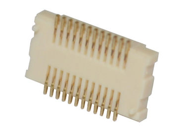 0.5A 0.5mm 피치 PA6T BTB 커넥터 24 핀 DC 500V PCB 헤더 커넥터