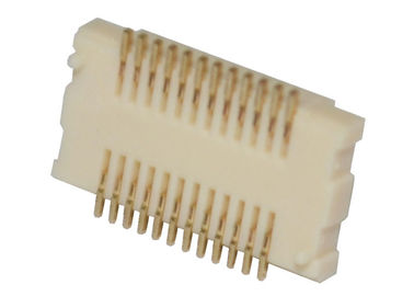 0.5A 0.5mm 피치 PA6T BTB 커넥터 24 핀 DC 500V PCB 헤더 커넥터