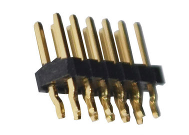 500VAC 고급장교 PA6T 복각 핀 우두머리 연결관 2.54mm 피치 12P ISO9001