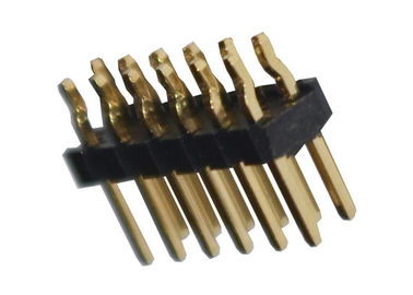 500VAC 고급장교 PA6T 복각 핀 우두머리 연결관 2.54mm 피치 12P ISO9001