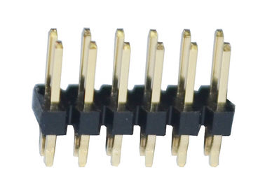 500VAC 고급장교 PA6T 복각 핀 우두머리 연결관 2.54mm 피치 12P ISO9001