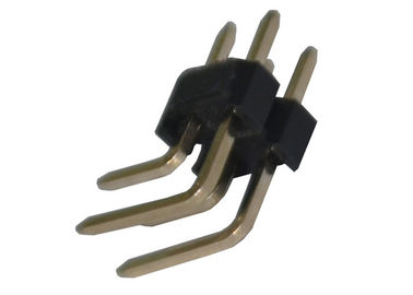 정각 이중 줄 핀 우두머리 연결관 2.54mm x 2.5mm 절연 저항
