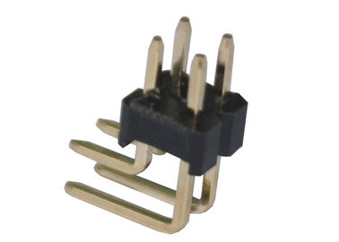 정각 이중 줄 핀 우두머리 연결관 2.54mm x 2.5mm 절연 저항