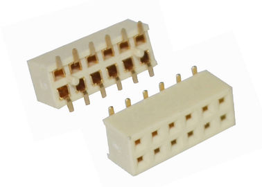 12 핀 우두머리 연결관 여성 Pcb 연결관 2.0mm 피치 이중 줄 SMT 유형