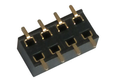 90도 여성 우두머리 2.54 Mm 두 배 줄 SMT 표면 산 핀 우두머리