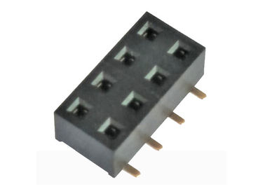 90도 여성 우두머리 2.54 Mm 두 배 줄 SMT 표면 산 핀 우두머리