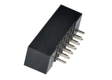 똑바른 IDC PCB 상자 우두머리 연결관 180 정도 2.0mm 피치 2x12 핀 소켓
