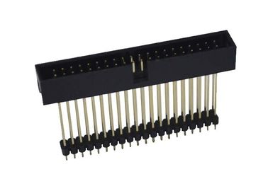 PCB 널 유형 2.0 Mm 피치 연결관 40 핀 복각 이중 플라스틱 똑바른