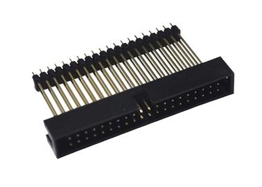 PCB 널 유형 2.0 Mm 피치 연결관 40 핀 복각 이중 플라스틱 똑바른