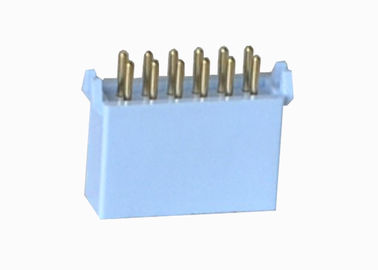 파란 복각 12 핀 우두머리 연결관 똑바른 상자 180도 유형 2.54mm 피치
