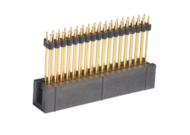 PCB 널을 위한 금관 악기 접촉 18 핀 우두머리 2.54mm 똑바른 우두머리 연결관