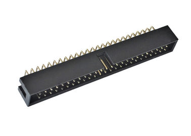 정각 Pcb 연결관 90도 상자 유형 2.54mm 피치 50 핀 우두머리