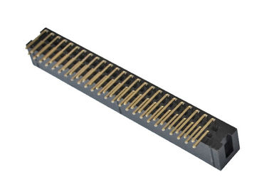 정각 Pcb 연결관 90도 상자 유형 2.54mm 피치 50 핀 우두머리