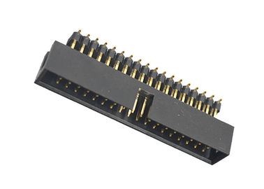 두 배 플라스틱 상자 우두머리 유형 2.54 Mm SMT PCB 널 금 섬광 3.0AMP