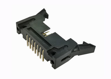 2.54mm 정각 핀 우두머리 14 핀는 연결관 여물통 구멍 500V를 가렸습니다