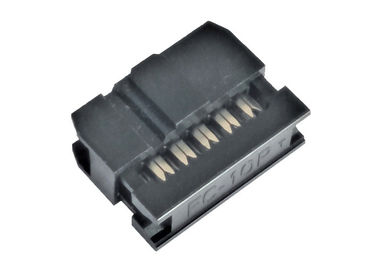 까만 IDC 연결관 2.54mm 여성 우두머리 컴퓨터 리본 케이블 연결관