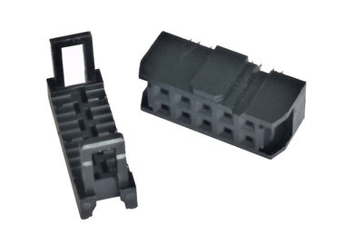 까만 IDC 연결관 2.54mm 여성 우두머리 컴퓨터 리본 케이블 연결관