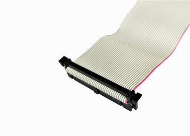 회색 IDC 평면 케이블 회의 경기 연결관 2.54mm 40의 핀 가변 길이