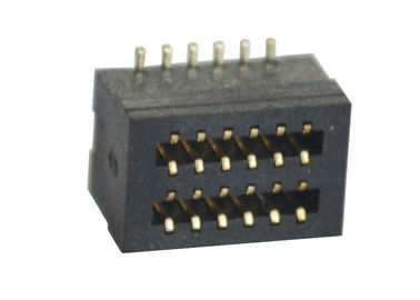 연결관 0.8Mm 피치 암 우두머리 2*6P SMT 유형을 난입하는 PA9T LCP H4.0 Mm 널