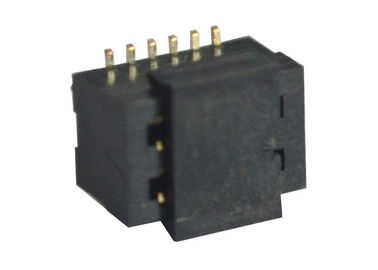 연결관 0.8Mm 피치 암 우두머리 2*6P SMT 유형을 난입하는 PA9T LCP H4.0 Mm 널