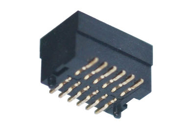 연결관 0.8Mm 피치 암 우두머리 2*6P SMT 유형을 난입하는 PA9T LCP H4.0 Mm 널