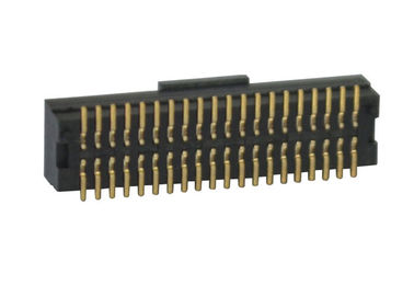 여성 회로판 핀 커넥터 0.8mm 피치 40 핀 SMT LCP 물자