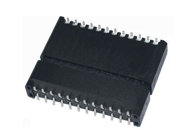 2.54mm 24의 핀 남성 BTB 연결관 PCB 표면 산 핀 우두머리 이중 줄