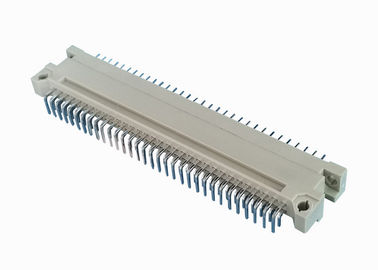PBT 여성 DIN 41612 연결관 2.54mm 피치 180도 똑바른 두 배 줄