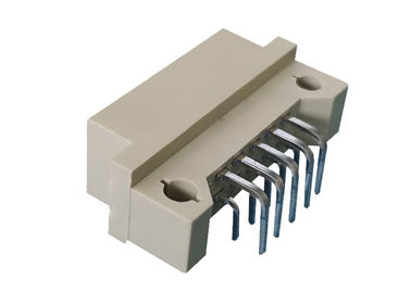 PCB 널을 위한 여성 똑바른 2x5 핀 우두머리 DIN 41612 180 학위 두 배 줄