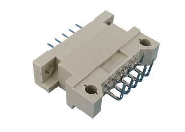 PCB 널을 위한 여성 똑바른 2x5 핀 우두머리 DIN 41612 180 학위 두 배 줄