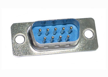 PCB 회로판을 위한 파란 DB 9 핀 D 유형 연결관 똑바른 유형 DP 소켓