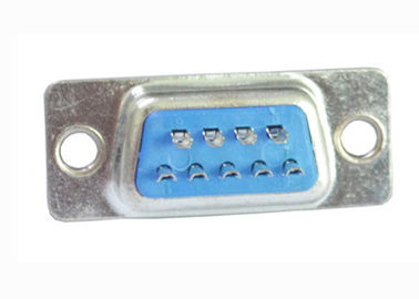 PCB 회로판을 위한 파란 DB 9 핀 D 유형 연결관 똑바른 유형 DP 소켓