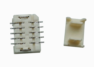 전원 연결 장치 10 핀 우두머리 1.0mm 피치 복각 유형을 난입하는 베이지 SMT 철사