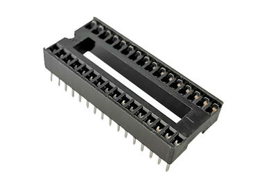 1.778mm 피치 IC 소켓 복각 정연한 구멍 핀 우두머리 연결관 3A 현재 등급