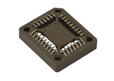 32 핀 PLCC IC 소켓 연결관 1.27mm 피치 SMT 유형 금/주석 도금