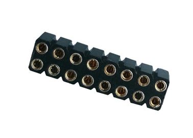 여성 핀 우두머리 연결관 복각 PPS 2.54mm 180° UL94V 0의 둘레에 기계로 가공하는