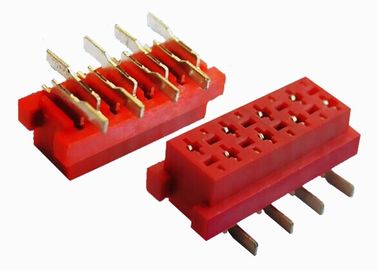 6개의 핀 압박 케이블 유형을 난입하는 여성 우두머리 IDC Connector1.27mm 철사