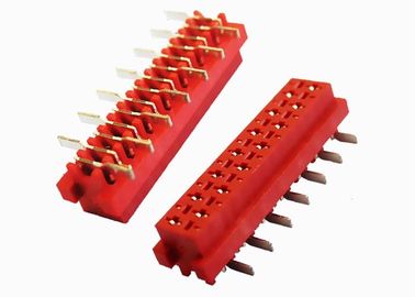 6개의 핀 압박 케이블 유형을 난입하는 여성 우두머리 IDC Connector1.27mm 철사