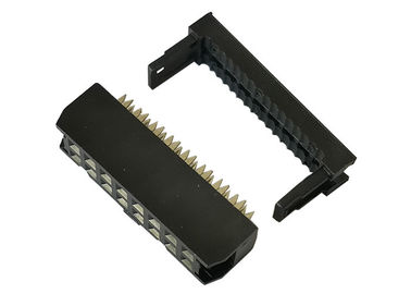 16 핀 여성 IDC 철사 회로판 리본 연결관 2.54mm 땜납 종료