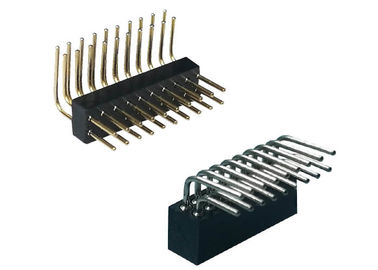 1.27mm 두 배 줄 여성 우두머리 정각 PCB 널 연결관 20 핀