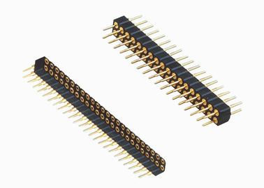 Pcb 연결관 복각 남성 둥근 여성 Pin 우두머리 2.0mm 피치 이중 줄 금관 악기 접촉 물자