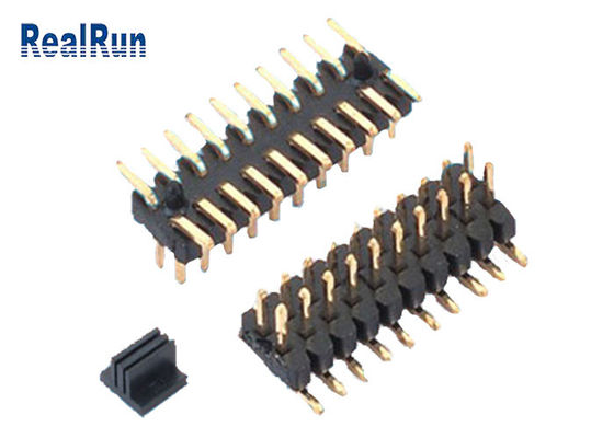 1.0 밀리미터는 말레 SMT SMD 2x10 핀헤더 연결기를 던집니다