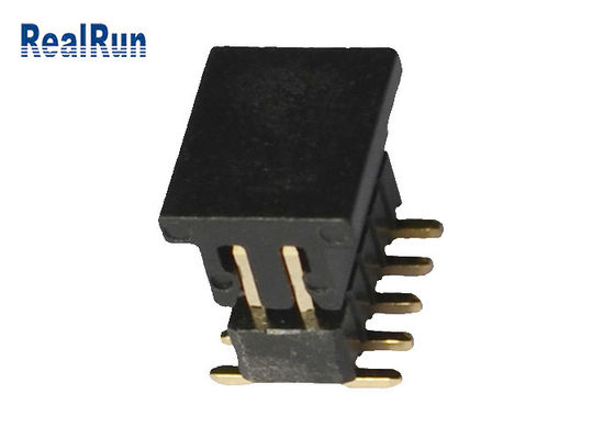 PCB 연결기 1.27 밀리미터는 1A PA6T 표면 부착 핀헤더를 던집니다