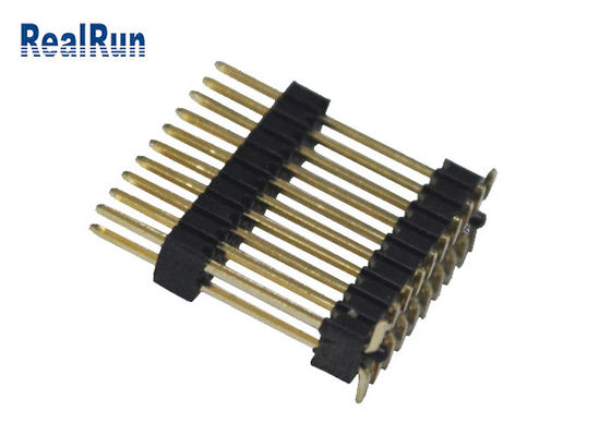 UL 94V-0 2.0 밀리미터 8P SMT SMD 핀헤더를 도금처리하는 금