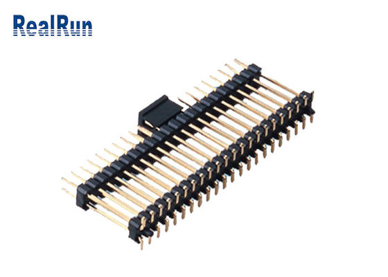 피치 2.0 밀리미터 44 핀 듀얼 플라스틱 Pcb 연결기 UL94V-0