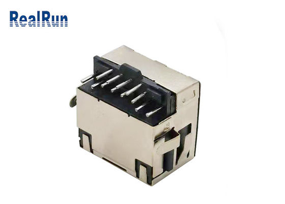 차폐와 LCP UL94V-0 인청동 RJ45 커넥터 잭 500VAC