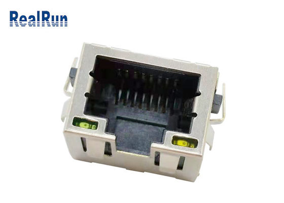 차폐와 LCP UL94V-0 인청동 RJ45 커넥터 잭 500VAC